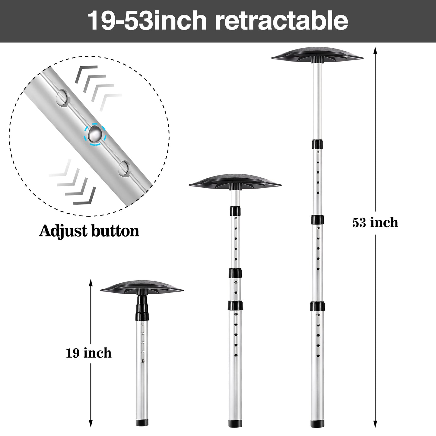JANUS Golf Travel Bag Support Rod,golf stiff arm,travel golf bag support rod,golf club protector for travel bag,stiff arm golf club protector,club glove stiff arm,golf travel bag support pole
